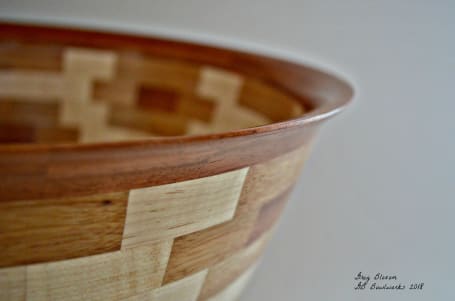 Hand turned wooden bowls